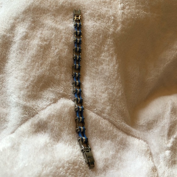 Men Motorcycle Stainless Bracelet - Picture 3 of 3